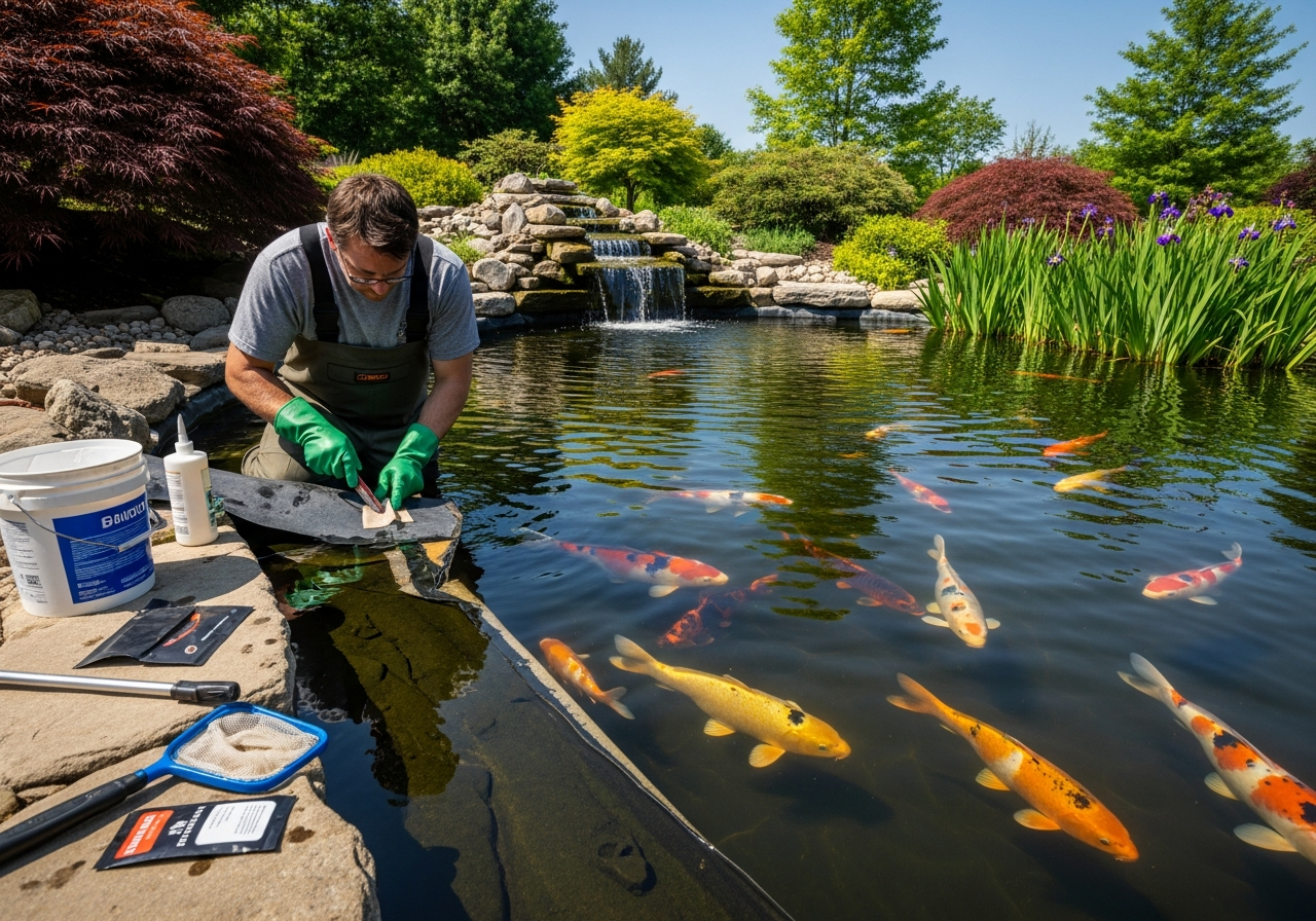 Professional Koi Pond Repair Services in Austin, TX